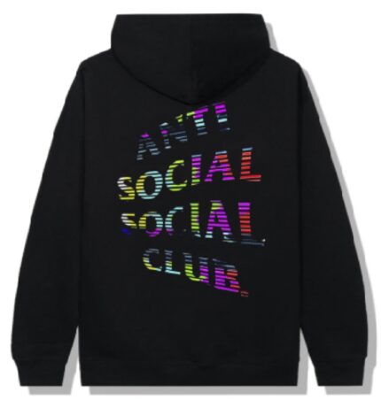 Anti Social Social Club Fuzzy Connection Hoodie - Black