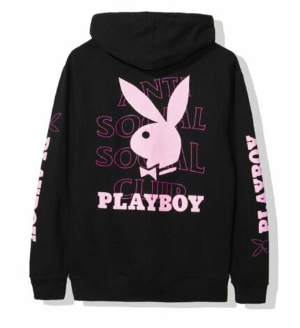 Anti Social Social Club Playboy Hoodie - Black