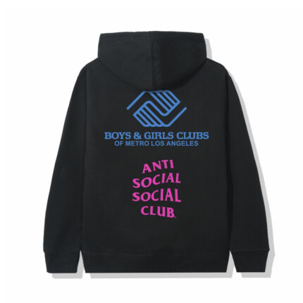 Anti Social Social Club x BGCMLA Hoodie - Black