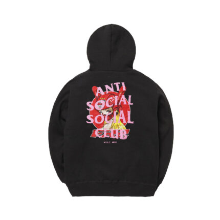 Anti Social Social Club x FR2 Exclusive Biker Girl Hoodie - Black