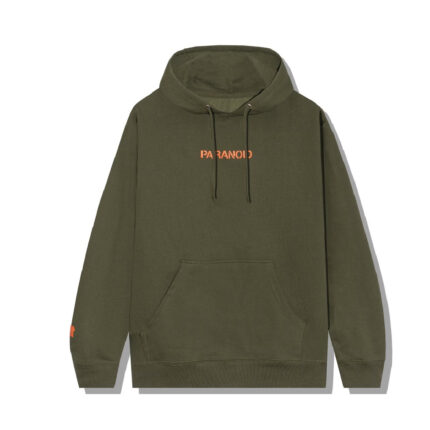 Anti Social Social Club x Undefeated Paranoid Hoodie - Olive