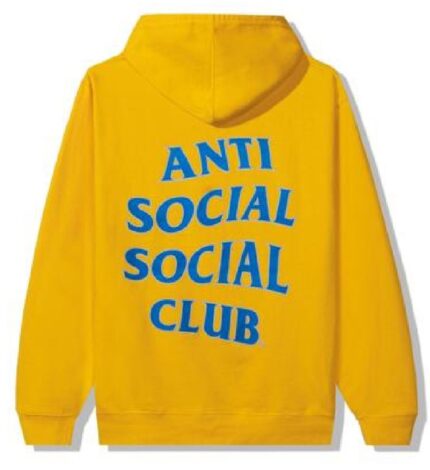 Anti Social Social Club Crush Gold Hoodie