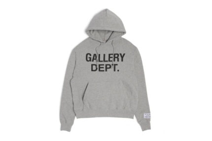 Gallery Dept. Centered Logo Hoodie - Gray