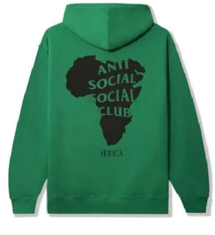 Anti Social Social Club Africa Green Hoodie