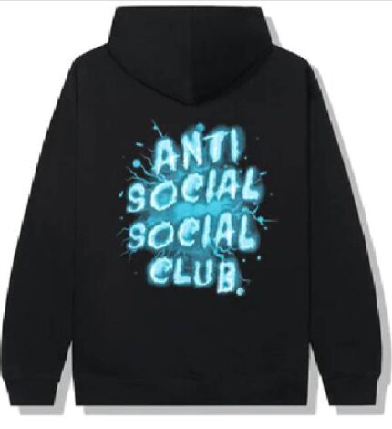 Anti Social Social Club I See Blue Splash Hoodie - Black