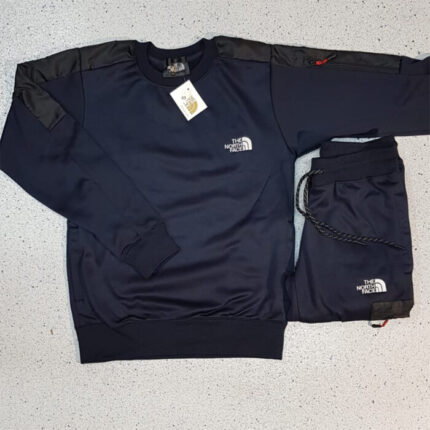 The North Face 2 Panel Cotton Tracksuit blue 1 700x700