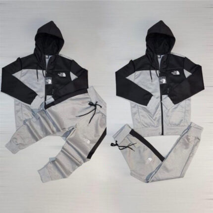 The North Face Zipper Tracksuit – Grey2 700x700